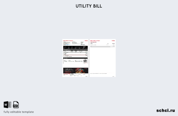 цифровая загрузка India Airtel, страницы счетов за коммунальные услуги, шаблон в